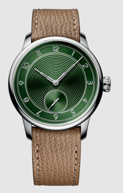 LOUIS ERARD X THE HOROPHILE LOUIS ERARD X THE HOROPHILE LA PETITE SECONDE METROPOLIS GREEN 34248AA69.BVA158 Replica watch